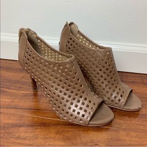 Tahari Cage Shoes High Heel Booties